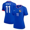 Maillot de Supporter France Dembele 11 Domicile Euro 2024 Pour Femme